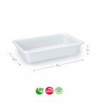 Tabuleiro Hotelaria 34x23x7cm 3,6L Branco