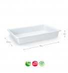 Tabuleiro Hotelaria 35x27,5x6cm 4L Branco