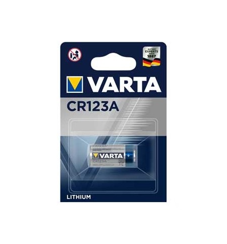 Pilhas CR123A Lithium 3V 1600mAh Varta 1un