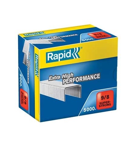Agrafos 9/8 Rapid (10/50 Folhas) Cx5000un