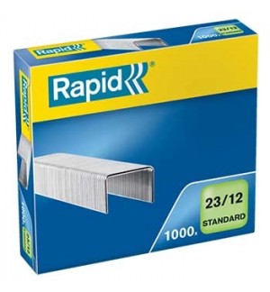 Agrafos 23/12 Rapid (60/90 Folhas) Cx1000un