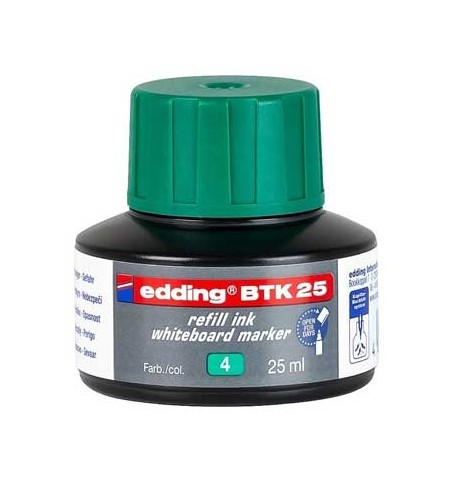Recarga Marcador Quadros Brancos Edding BTK25 Verde 25ml 1un