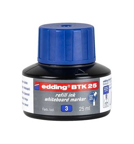 Recarga Marcador Quadros Brancos Edding BTK25 Azul 25ml 1un
