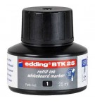 Recarga Marcador Quadros Brancos Edding BTK25 Preto 25ml 1un
