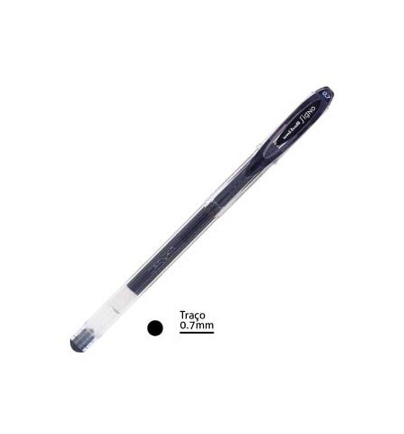 Esferográfica Gel Uni Signo UM120 Preto 0,7mm 1un