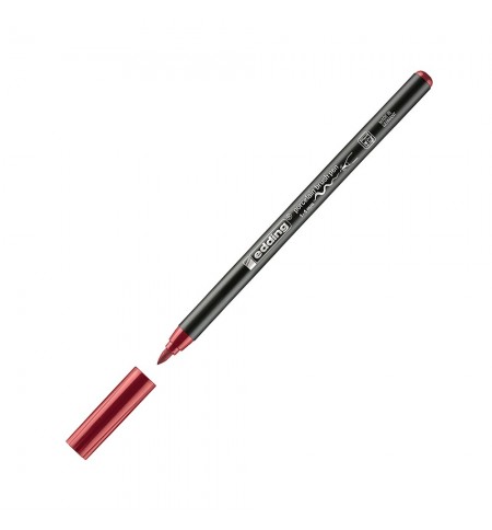 Marcador Porcelana Edding 4200 1-4mm Carmesim 1un