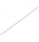 Argolas Espiral Metálicas Passo 5:1 10mm Prata 100un