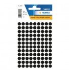 Etiquetas Redondas 08mm Preto Herma1849 540un