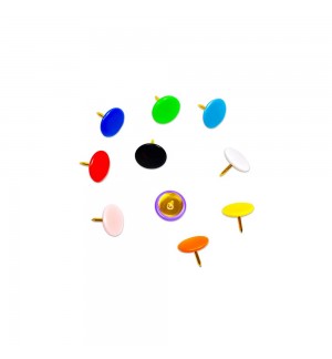 Pioneses Coloridos Diametro 9mm Epene Cx100un