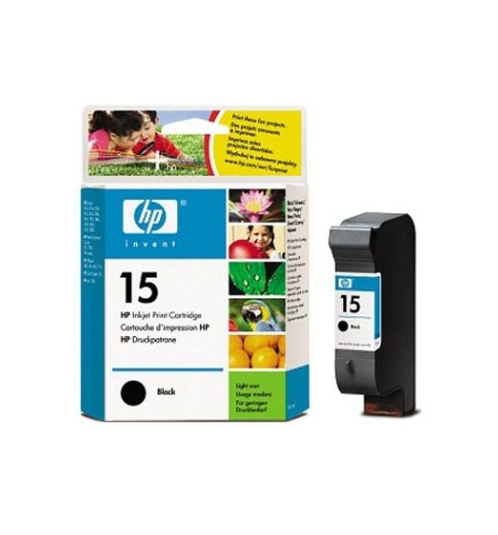 Tinteiro HP 15 Preto C6615D 25ml 500 Pág.