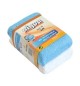 Esponja Microfibras 14x9cm Branco/Azul Pack 2un