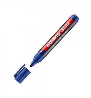 Marcador Médio Edding 300 1,5-3mm Azul 1un