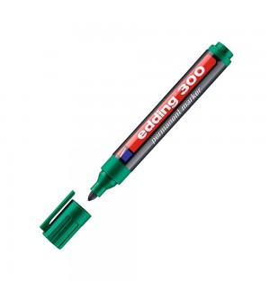 Marcador Médio Edding 300 1,5-3mm Verde 1un