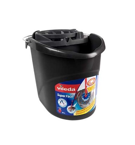 Balde com Espremedor Vileda Cinza