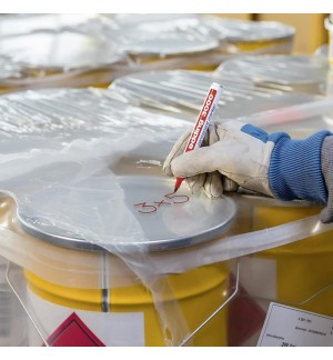 Marcador Permanente Grosso Edding 3000 1,5-3mm Vermelho 1un