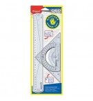 Conjunto Geometria Esquerdinos Maped 3 Peças