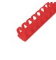 Argolas PVC Encadernar 14mm Vermelho 90 Folhas 100un