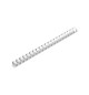 Argolas PVC Encadernar 14mm Branco 110 Folhas 37579 100un
