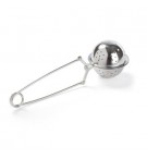 Infusor de Chá Bola Perfurada com Pinça Aço Inoxidável