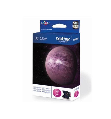 Tinteiro Brother LC1220M Magenta 4,8ml 300 Pág.