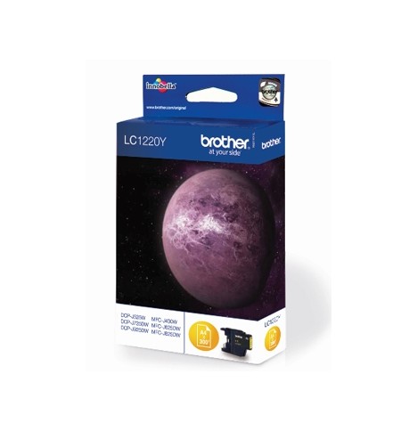 Tinteiro Brother LC1220Y Amarelo 4,8ml 300 Pág.
