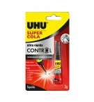 Cola Ultra Rápida 3g Control UHU Super Cola Blister 1un