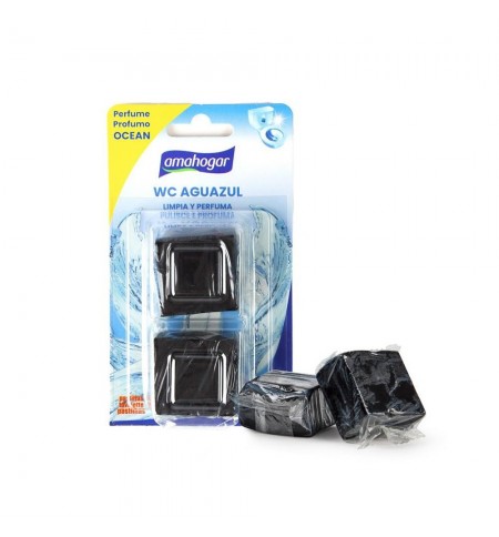 Recarga Bloco Sanitário WC Agua Azul 2un