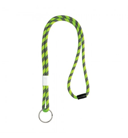 Fita Multiusos Pescoço Tubular Ajuste Metálico Verde 2x45cm