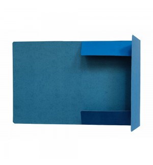 Pasta Cartão c/Elásticos A3 3 Abas Azul