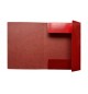 Pasta Cartão c/Elásticos A3 3 Abas Vermelho
