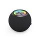 Coluna Portátil Bluetooth Ball Shape com LED Preto