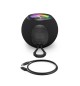Coluna Portátil Bluetooth Ball Shape com LED Preto