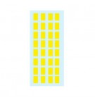 Etiquetas 012x018mm 5Fls 3641 Amarelo Herma 160un
