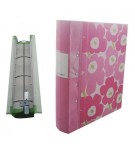 Pasta Arquivo L/E Marimekko 4 Argolas 315x260x53mm Rosa