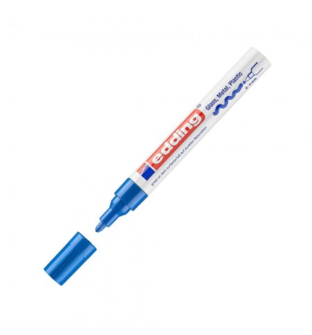 Marcador Grosso Edding 750 2-4mm Azul 1un