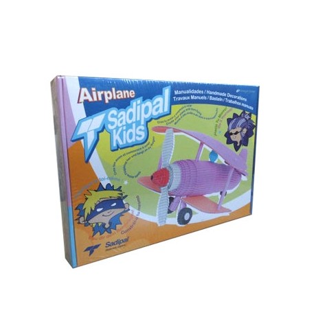 Kit Montagem Cartão Sadipal Kids Avião