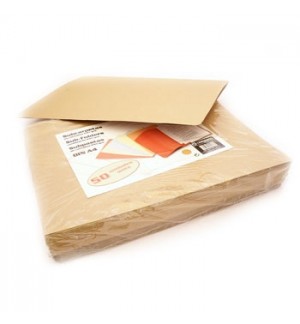 Capa Cartolina Simples 314x235mm s/Ferragem Kraft 50un