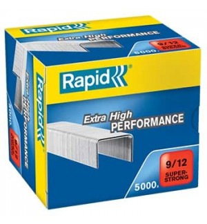 Agrafos 9/12 Rapid (60/90 Folhas) Cx5000un