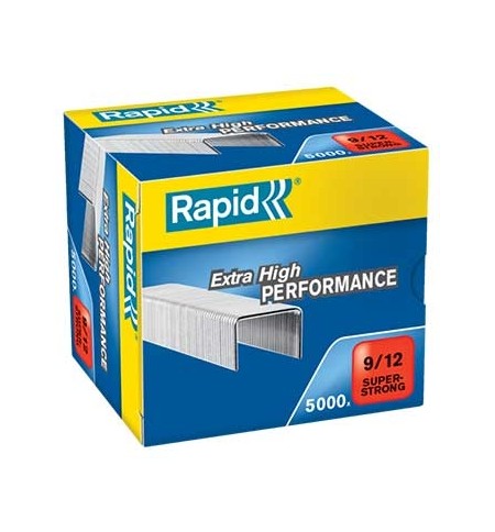 Agrafos 9/12 Rapid (60/90 Folhas) Cx5000un