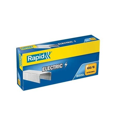 Agrafos 66/6 Rapid Electric (2/20 Folhas) Cx5000un