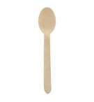 Colheres Sopa Madeira 16cm 100un