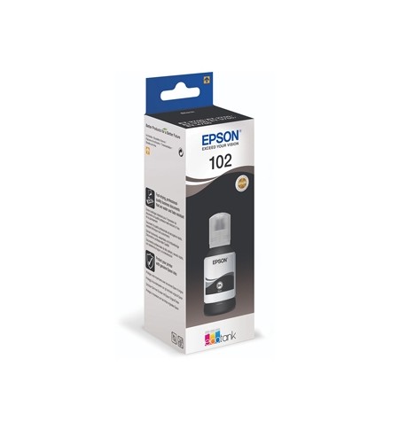 Tinteiro Epson 102 Preto C13T03R140 127ml 7500 Pág.