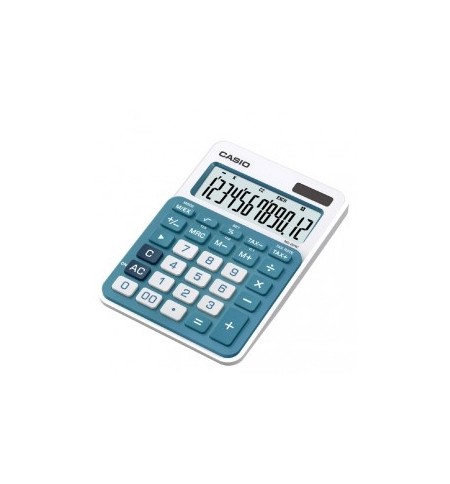 Calculadora Secretária Casio MS20UCBU Azul 12 Dígitos