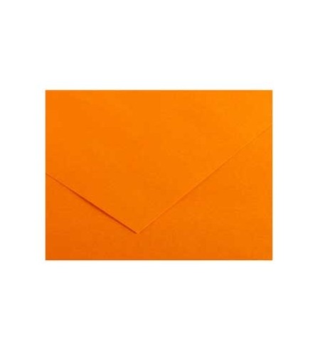 Cartolina 50x65cm Laranja Clementina 185g 1 Folha Canson