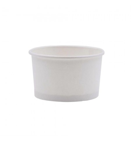 Copos Gelado 080ml Papel Branco 50un