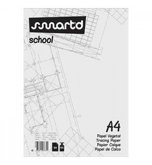 Papel Vegetal A4 92g Bloco 50Fls