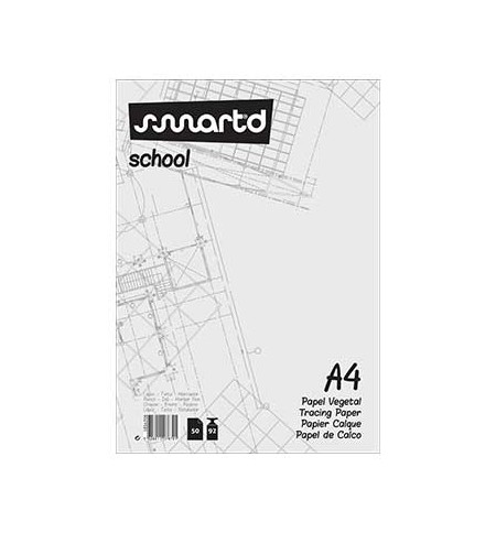 Papel Vegetal A4 92g Bloco 50Fls