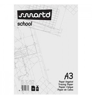 Papel Vegetal A3 92g Bloco 50Fls