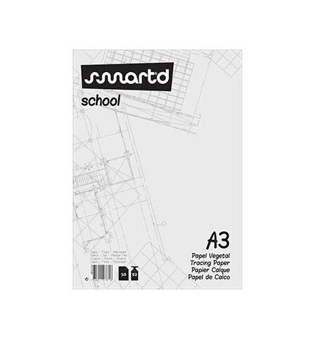 Papel Vegetal A3 92g Bloco 50Fls