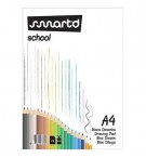 Bloco Desenho A4 125g Colado SmartD 25Fls